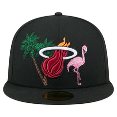 NBA Miami Heat State Stitch 59FIFTY Fitted Hat