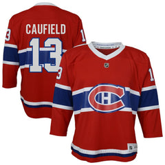 NHL Red Cole Caufield Montreal Canadiens Youth Home Replica Player Jersey