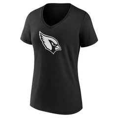 Women's Personalized Name & Number Monochrome V-Neck T-Shirt - Arizona Cardinals