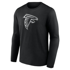 Personalized Name & Number Monochrome Long Sleeve T-Shirt - Atlanta Falcons