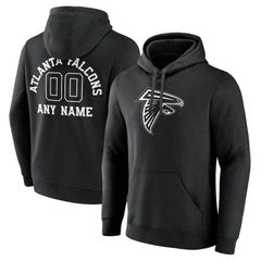 Personalized Name & Number Pullover Hoodie - Atlanta Falcons