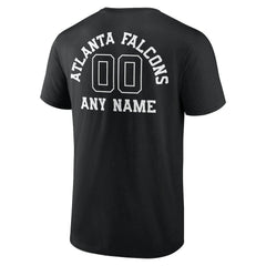 Personalized Name & Number Monochrome T-Shirt - Atlanta Falcons