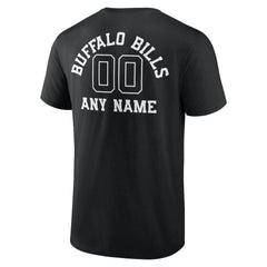 Personalized Name & Number Monochrome T-Shirt - Buffalo Bills