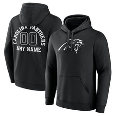 Personalized Name & Number Pullover Hoodie - Carolina Panthers