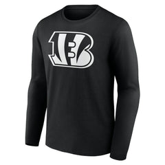 Personalized Name & Number Monochrome Long Sleeve T-Shirt - Cincinnati Bengals