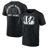 Personalized Name & Number Monochrome T-Shirt - Cincinnati Bengals