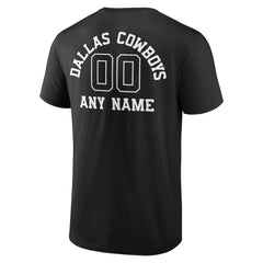Personalized Name & Number Monochrome T-Shirt - Dallas Cowboys
