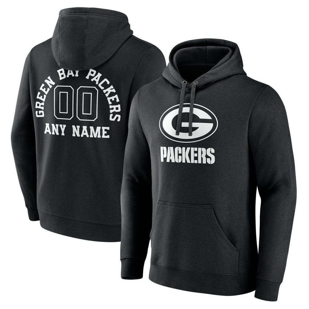Personalized Name & Number Pullover Hoodie - Green Bay Packers