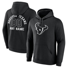 Personalized Name & Number Pullover Hoodie - Houston Texans