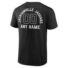 Personalized Name & Number Monochrome T-Shirt - Jacksonville Jaguars