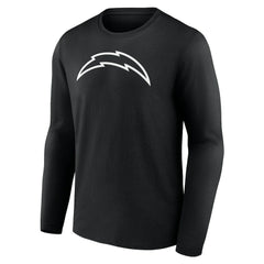 Personalized Name & Number Monochrome Long Sleeve T-Shirt - Los Angeles Chargers