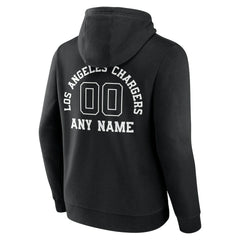 Personalized Name & Number Pullover Hoodie - Los Angeles Chargers