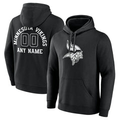 Personalized Name & Number Pullover Hoodie - Minnesota Vikings