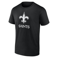 Personalized Name & Number Monochrome T-Shirt - New Orleans Saints