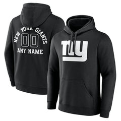 Personalized Name & Number Pullover Hoodie - New York Giants
