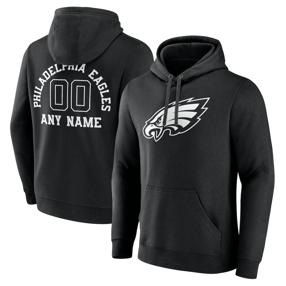 Personalized Name & Number Pullover Hoodie - Philadelphia Eagles