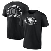Personalized Name & Number Monochrome T-Shirt - San Francisco 49ers