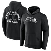 Personalized Name & Number Pullover Hoodie - Seattle Seahawks