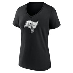 Women's Personalized Name & Number Monochrome V-Neck T-Shirt - Tampa Bay Buccaneers