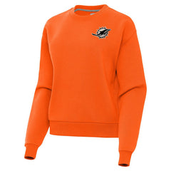 Antigua Women's Victory Pullover Sweatshirt - Miami Dolphins