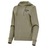 Antigua Women's Justice Pullover Hoodie - Cincinnati Bengals