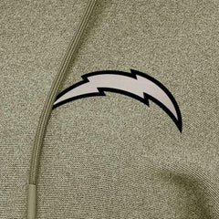 Antigua Women's Justice Pullover Hoodie - Los Angeles Chargers