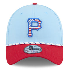 MLB Pittsburgh Pirates New Era 2025 Fourth of July 39THIRTY Flex Hat