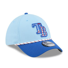MLB Tampa Bay Rays New Era 2025 Fourth of July 39THIRTY Flex Hat