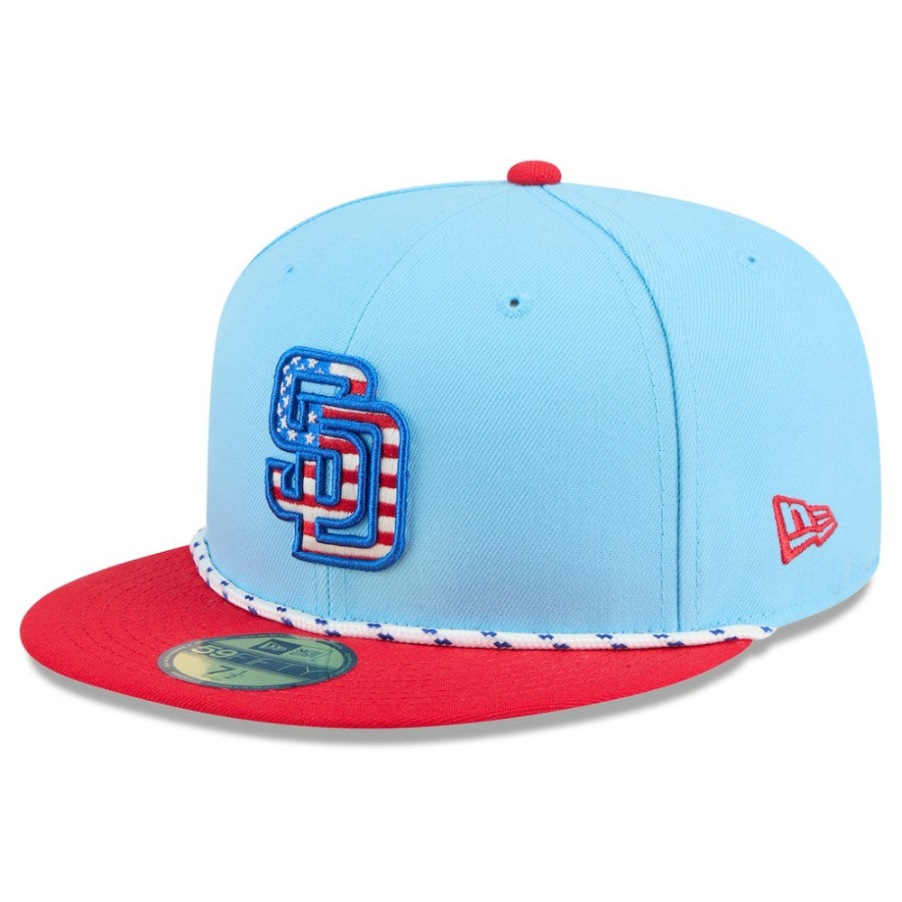 MLB San Diego Padres New Era 2025 Fourth of July 59FIFTY Fitted Hat