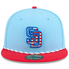 MLB San Diego Padres New Era 2025 Fourth of July 59FIFTY Fitted Hat