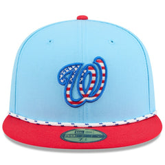 MLB Washington Nationals New Era 2025 Fourth of July 59FIFTY Fitted Hat