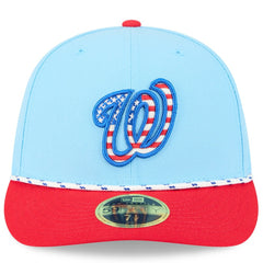 MLB Washington Nationals New Era 2025 Fourth of July Low Profile 59FIFTY Fitted Hat