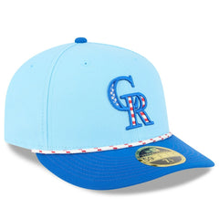 MLB Colorado Rockies New Era 2025 Fourth of July Low Profile 59FIFTY Fitted Hat