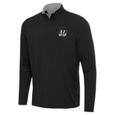 Antigua Content Quarter-Zip Pullover Top - Cincinnati Bengals