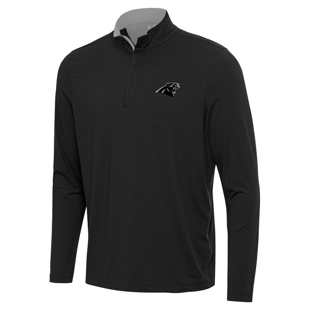 Antigua Content Quarter-Zip Pullover Top - Carolina Panthers