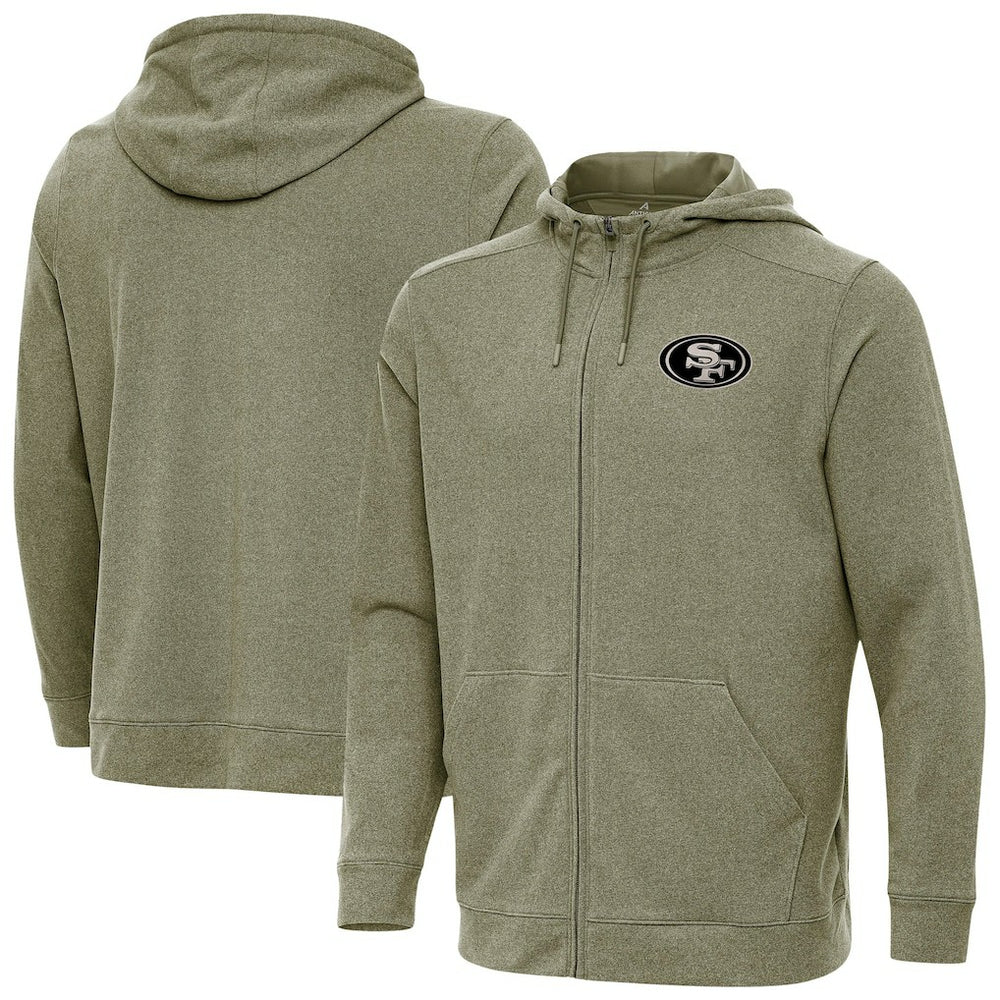 Antigua Effortless Full-Zip Hoodie Jacket - San Francisco 49ers