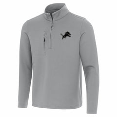 Antigua Insider Quarter-Zip Jacket - Detroit Lions
