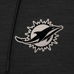 Antigua Spikes Raglan Quarter-Zip Hoodie - Miami Dolphins