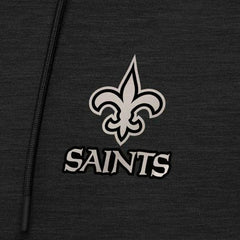 Antigua Spikes Raglan Quarter-Zip Hoodie - New Orleans Saints