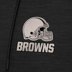 Antigua Spikes Raglan Quarter-Zip Hoodie - Cleveland Browns