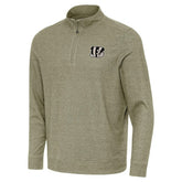 Antigua Subtle Quarter-Zip Top - Cincinnati Bengals
