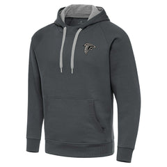 Antigua Brushed Carbon Victory Pullover Hoodie - Atlanta Falcons