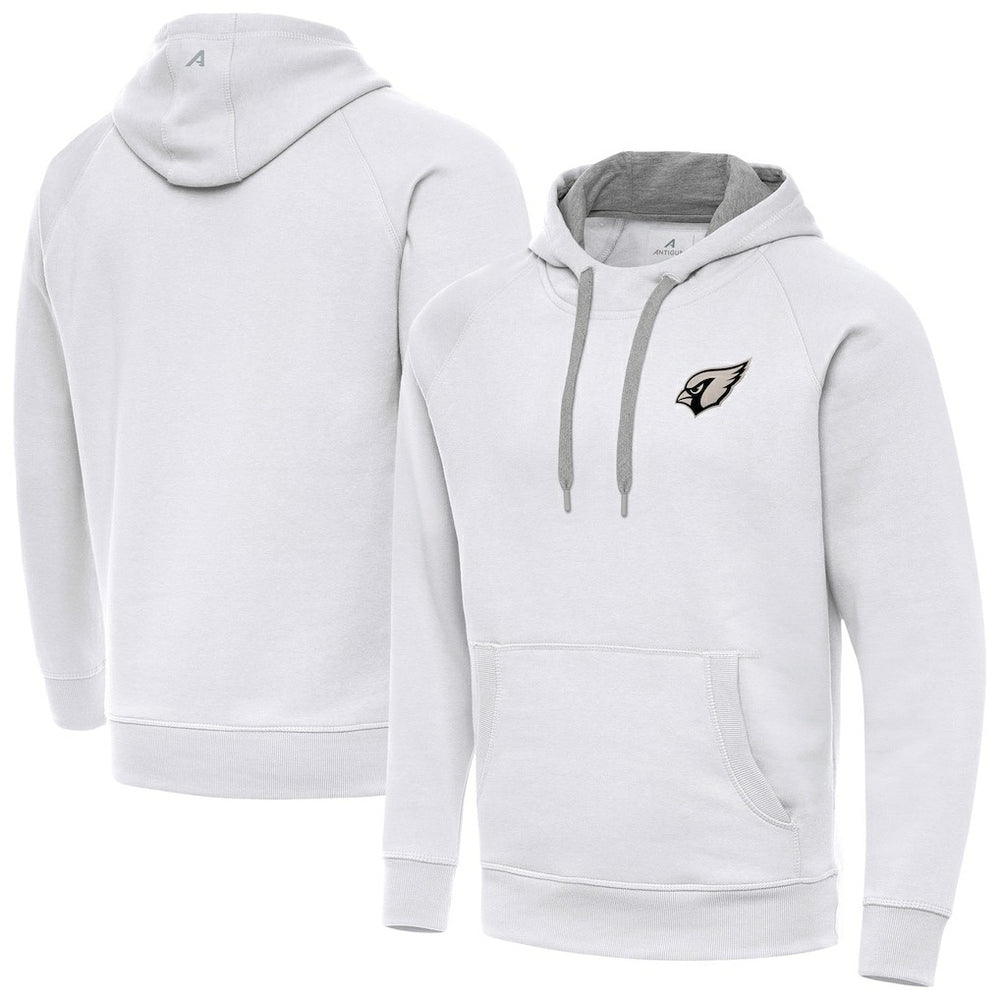 Antigua Brushed Carbon Victory Pullover Hoodie - Arizona Cardinals