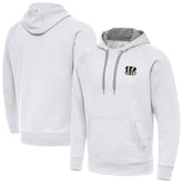 Antigua Brushed Carbon Victory Pullover Hoodie - Cincinnati Bengals
