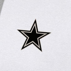 Antigua Brushed Carbon Victory Pullover Hoodie - Dallas Cowboys