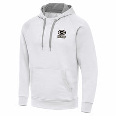 Antigua Brushed Carbon Victory Pullover Hoodie - Green Bay Packers