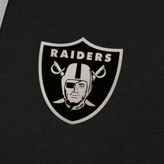 Antigua Brushed Carbon Victory Pullover Hoodie - Las Vegas Raiders