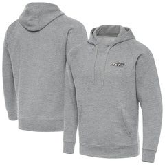 Antigua Brushed Carbon Victory Pullover Hoodie - New York Jets