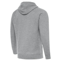 Antigua Brushed Carbon Victory Pullover Hoodie - New York Jets