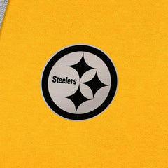 Antigua Brushed Carbon Victory Pullover Hoodie - Pittsburgh Steelers